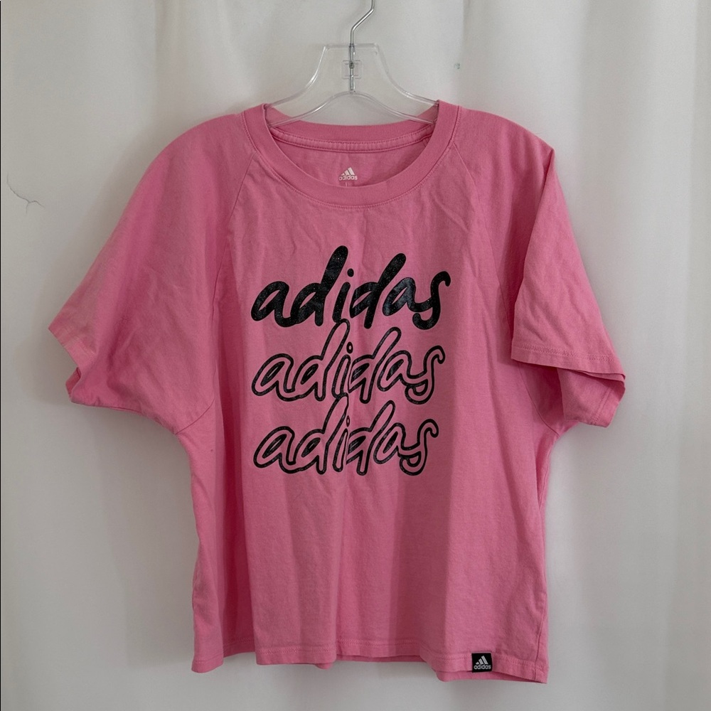 Girl’s adidas Graphic Pink Tee Size L